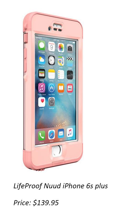 LifeProof NUUD Case iPhone 6S+ Plus - Pink Jelly Fish